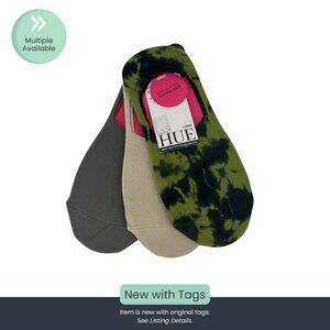 Tie Dyed High Cut Liner Socks - Shadow Olive (3 Pack)